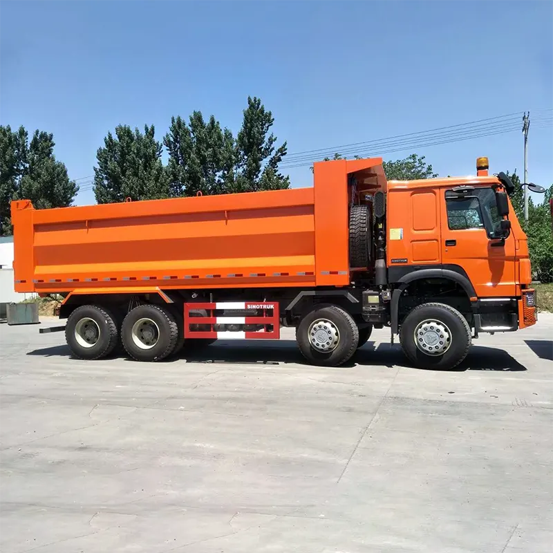 Sinotruk Howo 12 ruote autocarro ribaltabile Euro 2 guida a sinistra